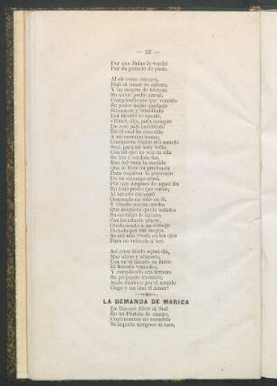 La demanda de Marica