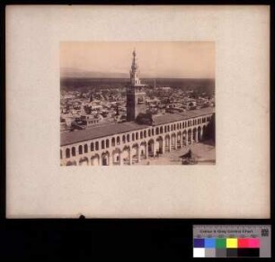 Damas. Grand mosquée vue générale de Damas