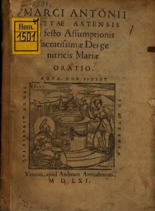 In festo assumtionis dei genitricis Mariae Oratio