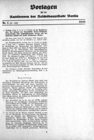 Nr. 1 (1-21), 1940/03/18