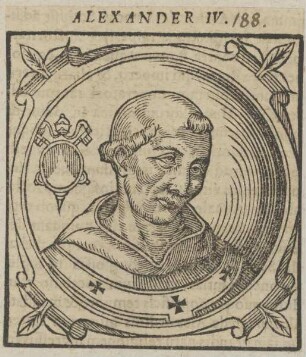Bildnis von Papst Alexander IV.