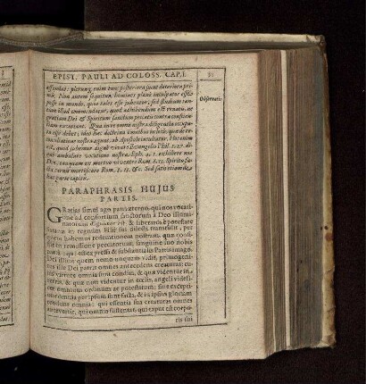 Paraphrasis Huius Partis