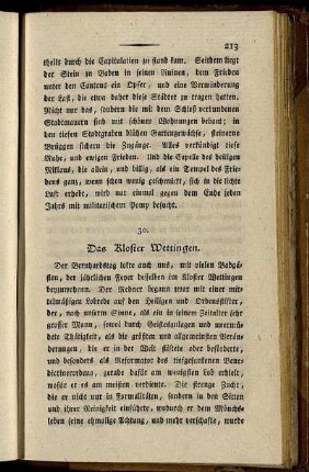 30. Das Kloster Wettingen. - 34. Wettingen. Würenlos. Oedweil.