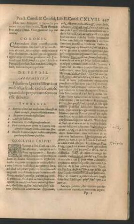 Conclusio CXLVIII.
