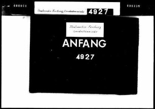 Bauordnung, hier: Aufstellung eines allgemeinen Bebauungsplanes