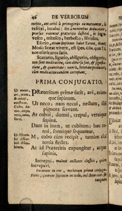 46-53, Prima Conjugatio. Praeteritum primae facit, ...