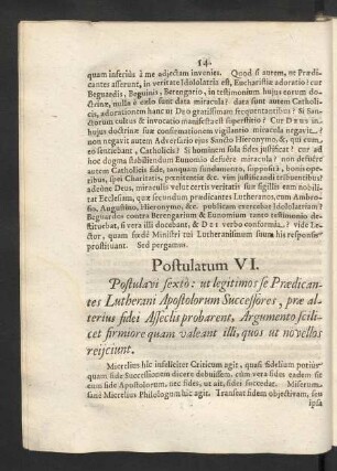 Postulatum VI.