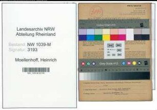 Entnazifizierung Heinrich Moellenhoff , geb. 06.04.1893 (Bankbeamter)