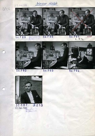 Portraitserie Werner Heldt