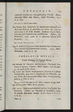 137-146, Théologie Morale