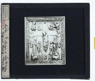 Salisch, Elfenbeinrelief mit Kreuzigung (Goldschmidt II, Taf. XVIII, 60)