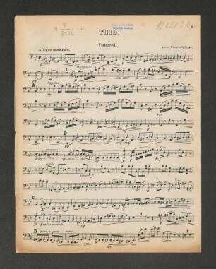 Trio. Violoncell.
