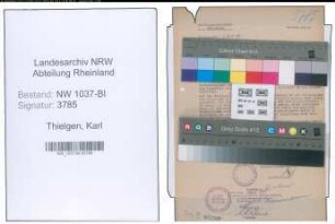 Entnazifizierung Karl Thielgen , geb. 04.05.1903 (Postschaffner)