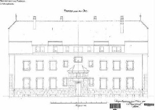 Plochingen: 2.Nebengebäude Wohnungen Längsansicht gegen Ort