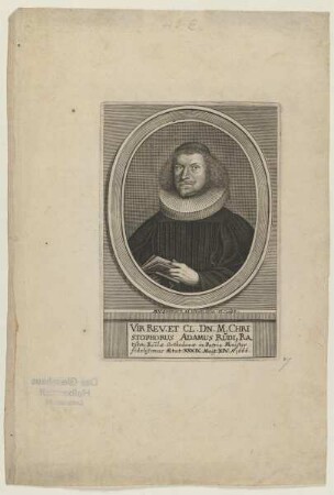 Bildnis des Christian Adam Rüd