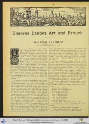 Wie unser Volk betet!