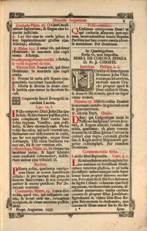 Missae Propriae Sanctorum Dioecesis Augustanae