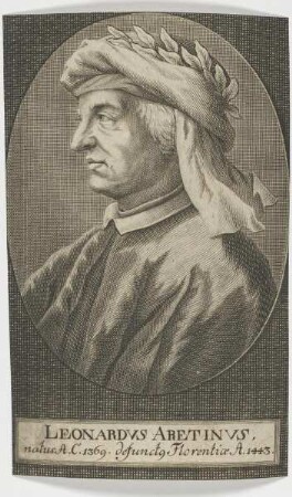 Bildnis des Leonardvs Aretinvs