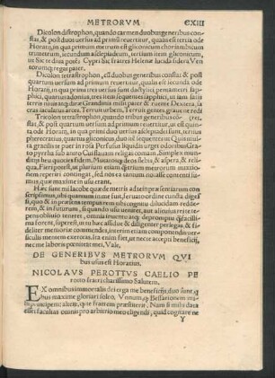 De Generibus Metrorum Quibus usus est Horatius.