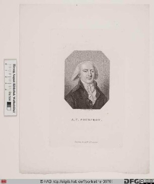 Bildnis Antoine-François de Fourcroy
