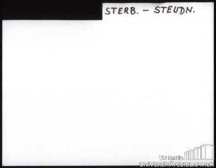 STERB.-STEUDN.