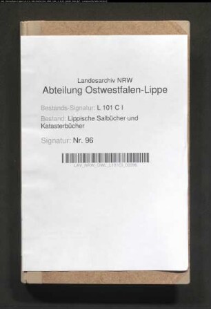 Salbuch der Vogtei Lage von 1680