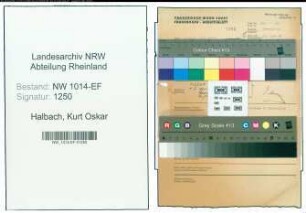 Entnazifizierung Kurt Oskar Halbach , geb. 00.00.0000 (Polizeiangestellter)
