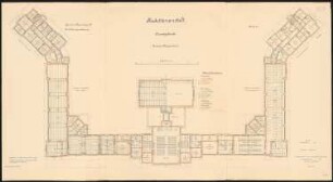 Kadettenanstalt der Garnison, Naumburg/Saale: Grundriss 2. Obergeschoss 1:100