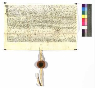 Lehens-Revers Philipp Büschlers von Hall als Lehensträger der Stadt Hall gegen Erasmus Neustetter genannt Stürmer, Dekan, und das Kapitel des Stifts Comburg, um die in der Urkunde spezifizierten Lehengüter zu Künzelsau, Biberach (Boberach), Nagelsberg und Morsbach