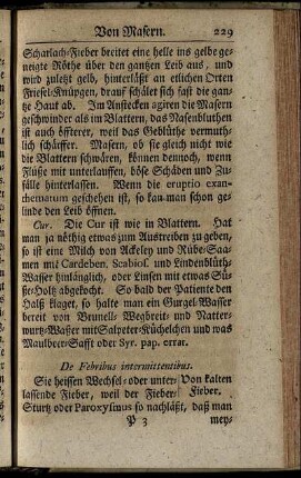 Von kalten Fieber.