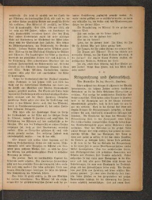 Kriegerehrung und Heimatschutz.