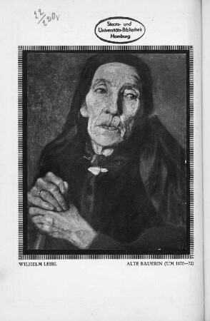 Alte Bäuerin (Um 1870-72).