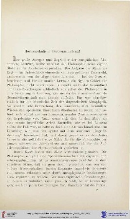 Hochansehnliche Festversammlung !
