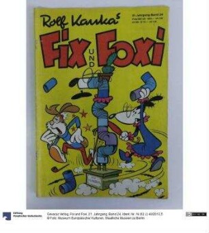 Fix und Foxi. 21. Jahrgang, Band 24