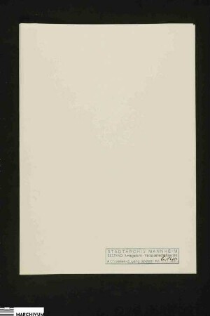 Vermögen des verstorbenen Johann Jacob Scheuermann