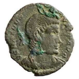 Münze, Aes 2, 352 n. Chr.
