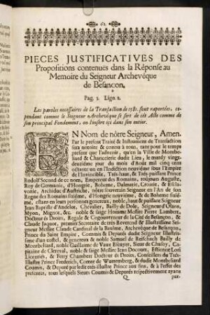 61-120, Pieces Justificatives Des Propositions ...