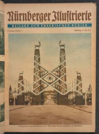1. Jahrgang, Nummer 4; Nürnberg, 23. Juli 1927
