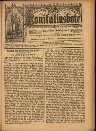 Ausgabe vom Sonntag, den 08. Januar 1899.