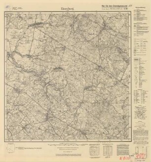 1686 (alte Nr.: 400) Eisenberg i. Ostpr., Meßtischblatt (4cm - Karte)