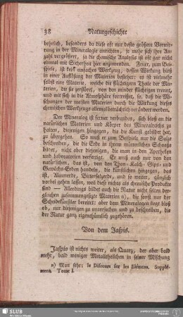 Von dem Jaspis