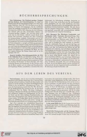 Bücherbesprechungen