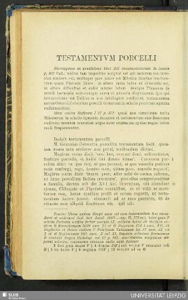 Testamentvm porcelli