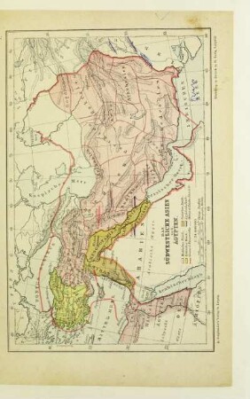 Das südwestliche Asien und Ägypten