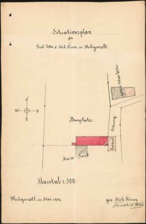 Errichtung und Betrieb der Zigarrenfabrik des Friedrich Vetter und des Michael Füner in Heiligenzell