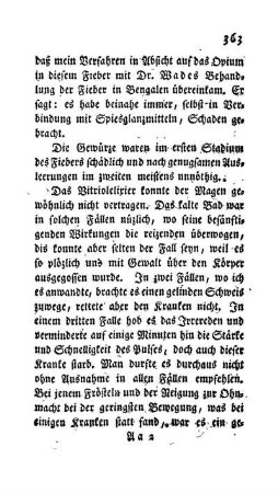 Ueber den Gebrauch des kalten Bades.