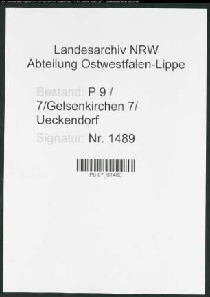 Sterberegister Standesamt Gelsenkirchen 7 Ueckendorf