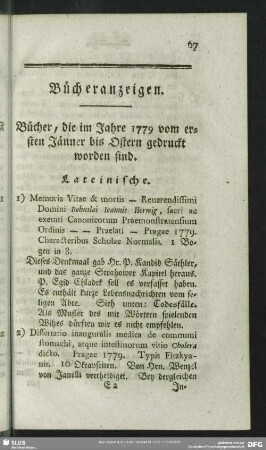 Bücheranzeigen
