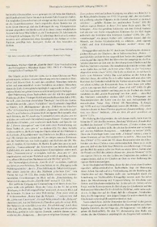 755-757 [Rezension] Trowitzsch, Michael, Gott als "Gott für dich"