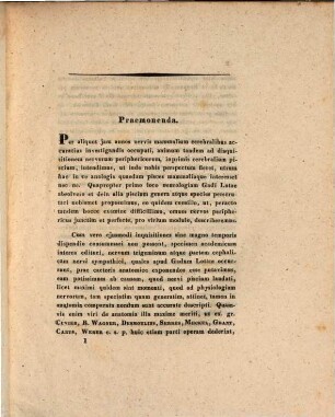 Disquisitio Anatomica, Nervum trigeminum partemque cephalicam Nervi sympathici Gadi Lotae Linn. cum nervis iisdem apud Hominem et Mammalia comparans